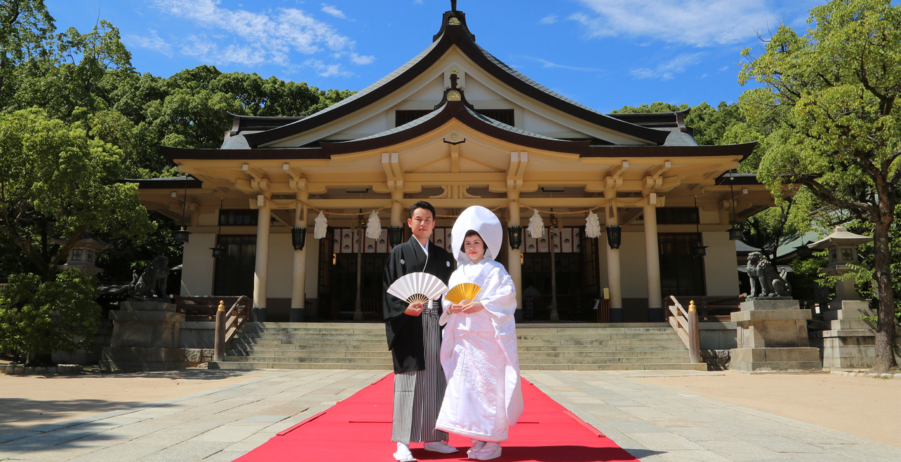 湊川神社でのこころに残る記念写真